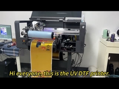 A3 UV DTF プリンター 140kg 総重量 UV ピグメント インク